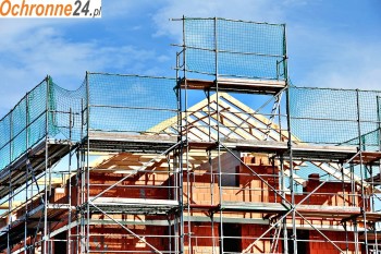  Dobre zabezpieczenie — siatka do rusztowań budowlanych i remontowych 